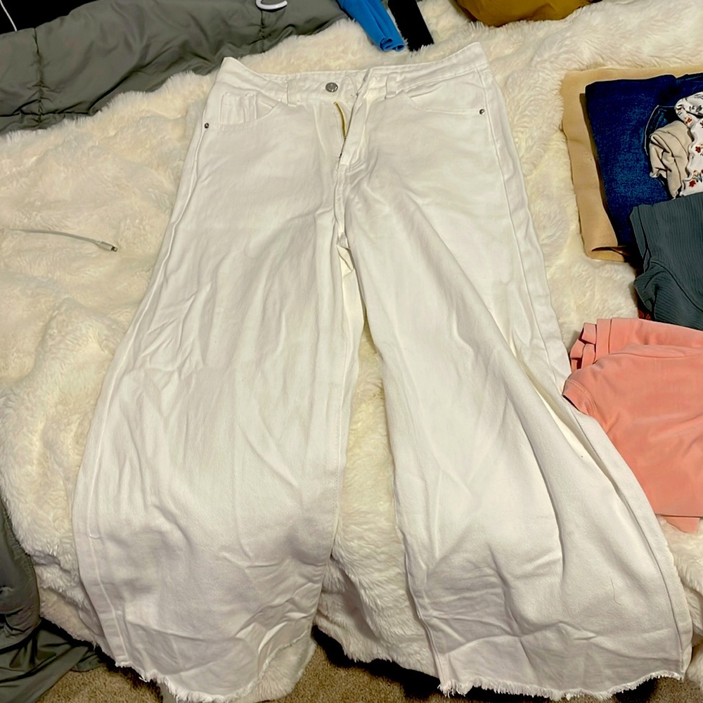 White jeans